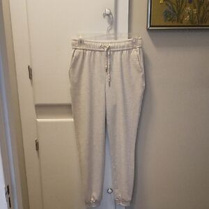 Rachel Zoe Beige Lounge Jogger Pants